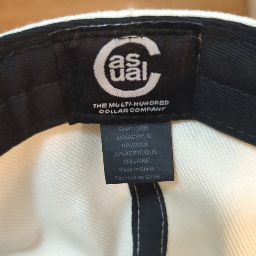 Blue and White Baseball Cap - Picture 2 of 4